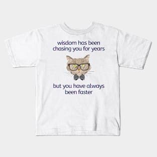 Cat Wisdom Kids T-Shirt